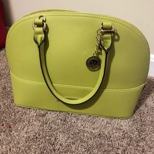 Lime green purse